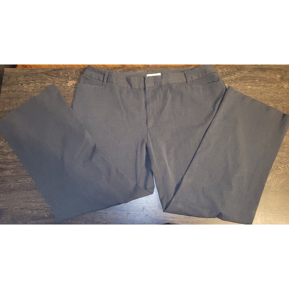 St John's Bay Stretch Grey Work Pants Plus Size 22W NWOT